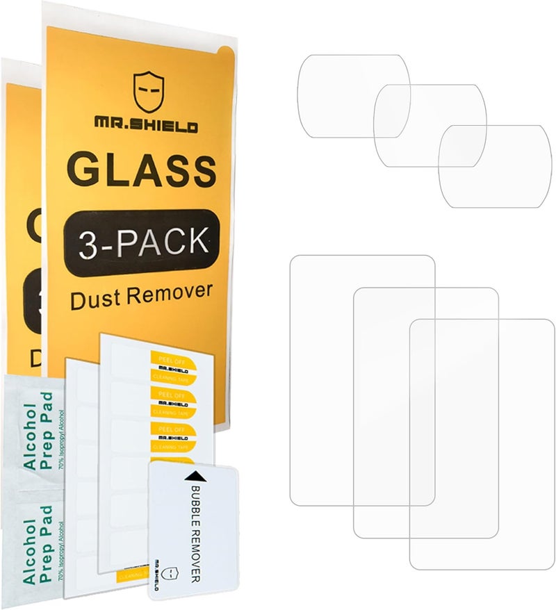 Mr Shield Screen Protector For DJI Osmo Pocket 3 Camera [Lens+LCD Screen] [3+3 Pack] [Tempered Glass] [Japan Glass with 9H Hardness] Screen Protector - Image 2